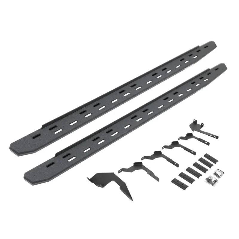 Go Rhino 69636880ST - RB30 Running Boards, Black, Protective Bedliner coating