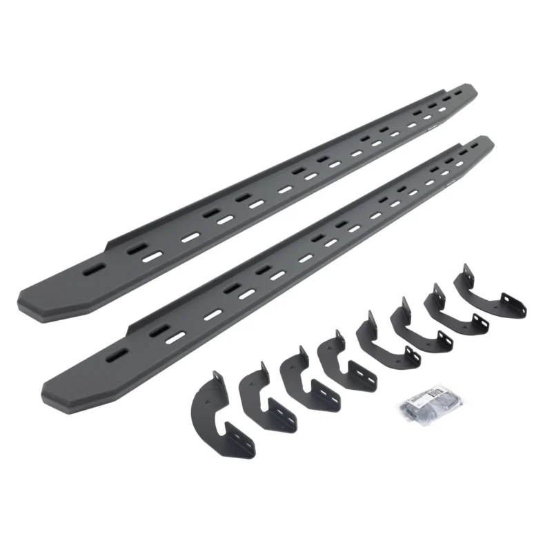 Go Rhino 69641580SPC - RB30 Running Boards, Black, Galvanized Steel