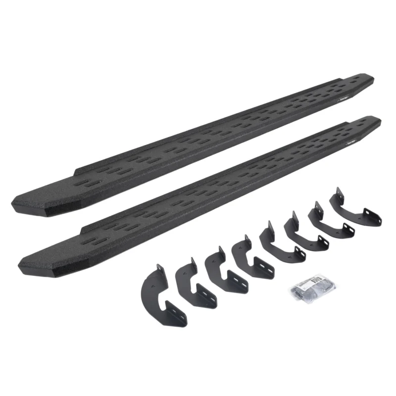 Go Rhino 69641580T - RB30 Running Boards, Black, Protective Bedliner coating
