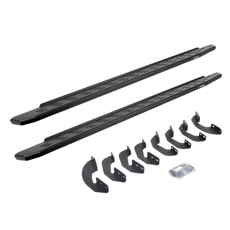 Go Rhino 69641687PC - RB30 Running Boards, Black, Galvanized Steel