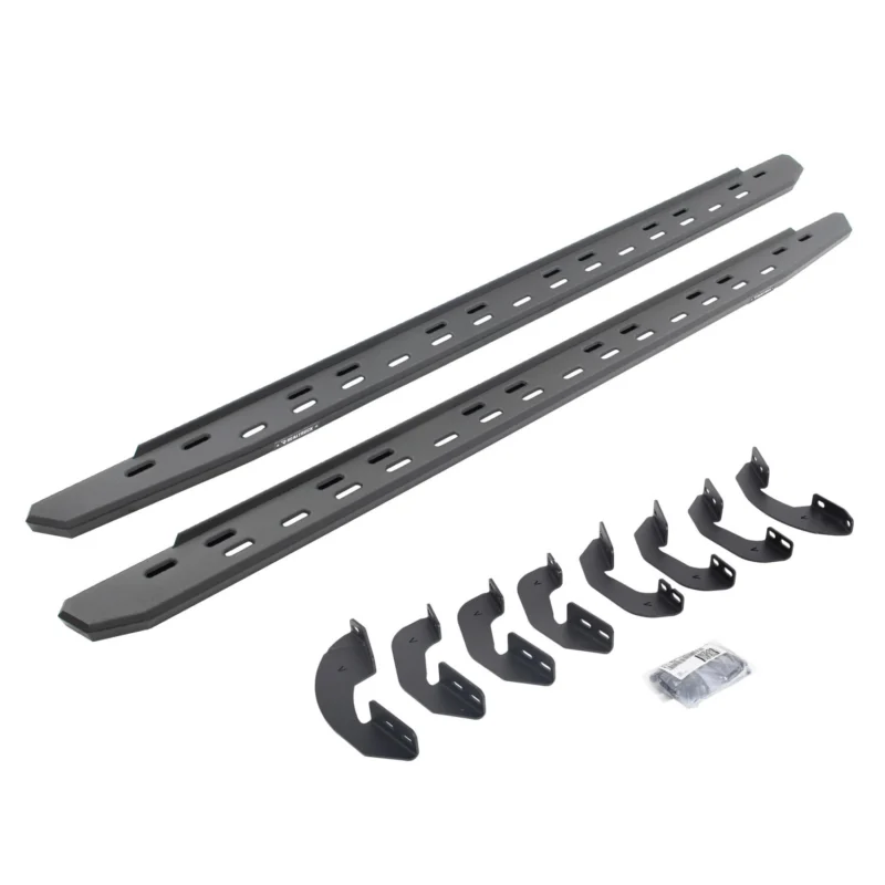 Go Rhino 69641687SPC - RB30 Running Boards, Black, Galvanized Steel