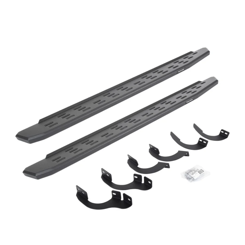 Go Rhino 69642568PC - RB30 Running Boards, Black, Galvanized Steel