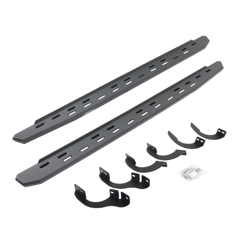 Go Rhino 69642568SPC - RB30 Running Boards, Black, Galvanized Steel