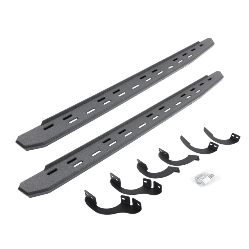 Go Rhino 69642568ST - RB30 Running Boards, Black, Protective Bedliner coating