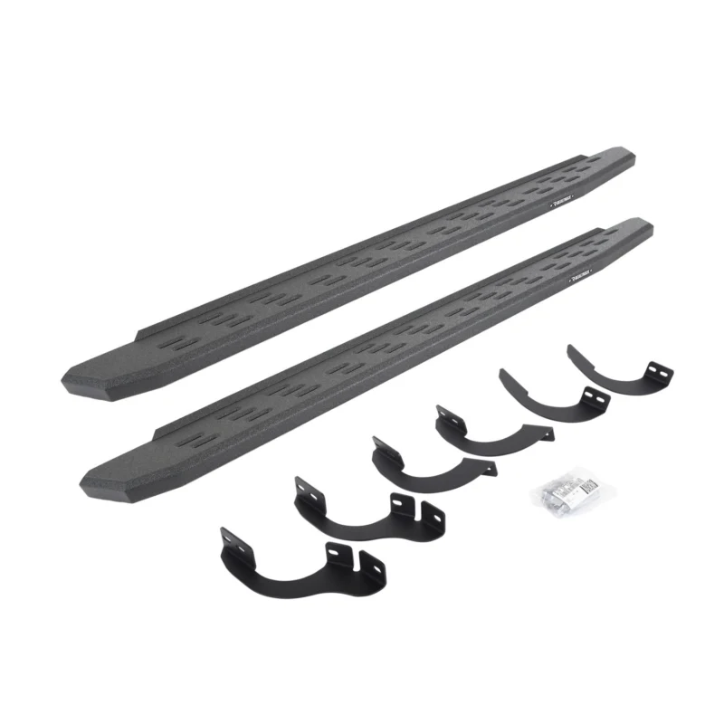 Go Rhino 69642568T - RB30 Running Boards, Black, Protective Bedliner coating