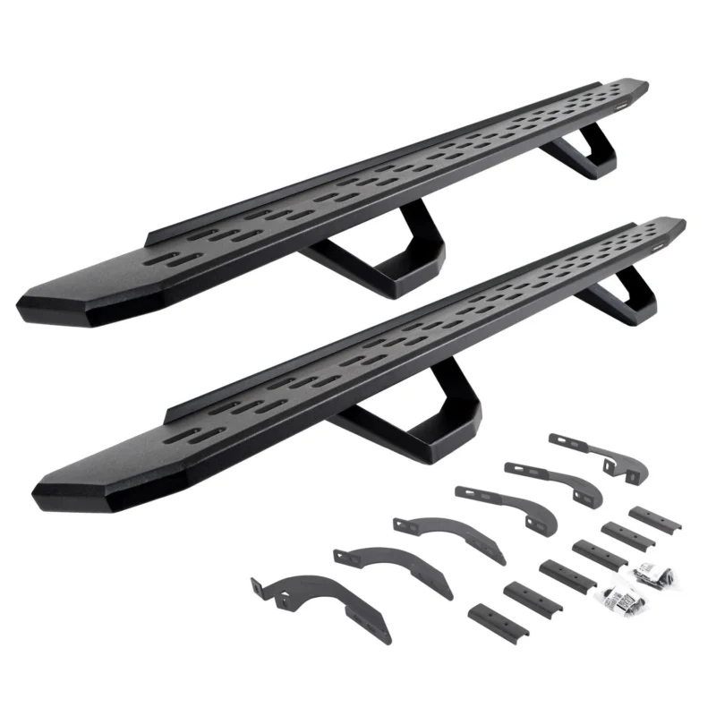 Go Rhino 6964298720PC - RB30 Running Boards, Black, Galvanized Steel