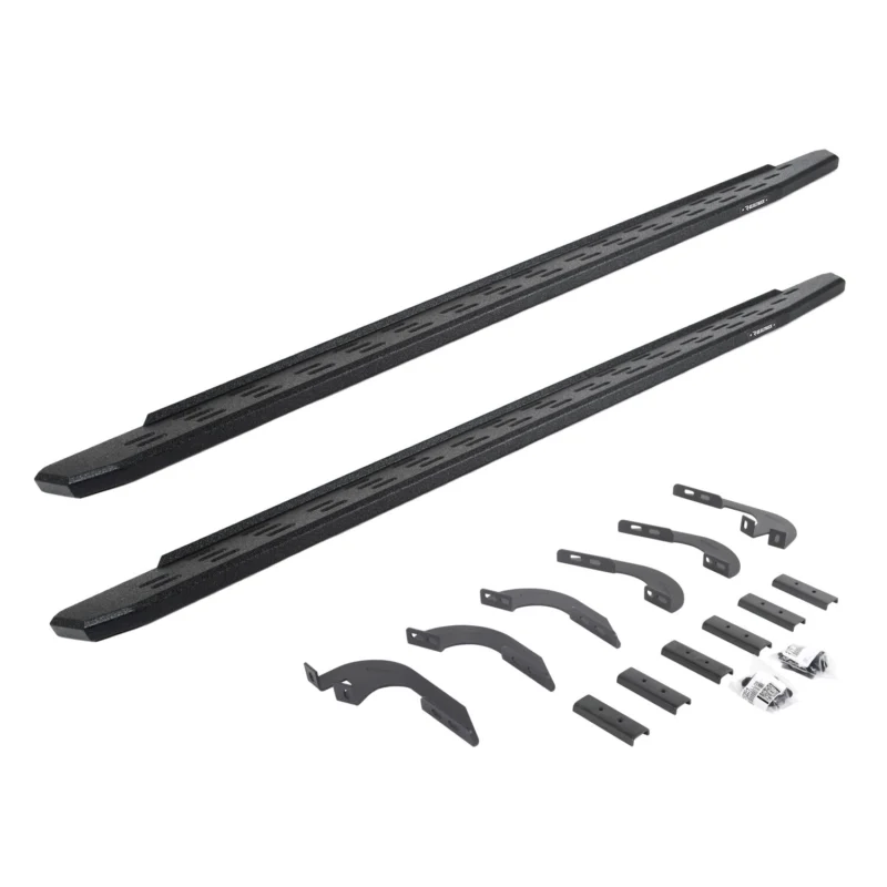 Go Rhino 69642987T - RB30 Running Boards, Black, Protective Bedliner coating