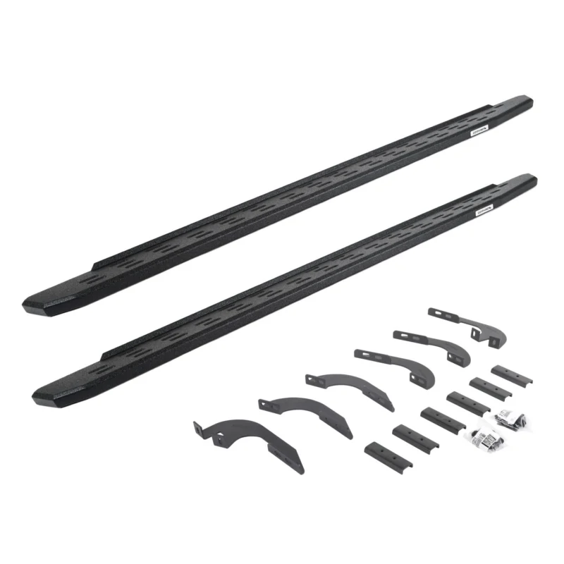Go Rhino 69643280T - RB30 Running Boards, Black, Protective Bedliner coating