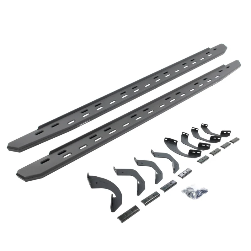 Go Rhino 69643687SPC - RB30 Running Boards, Black, Galvanized Steel