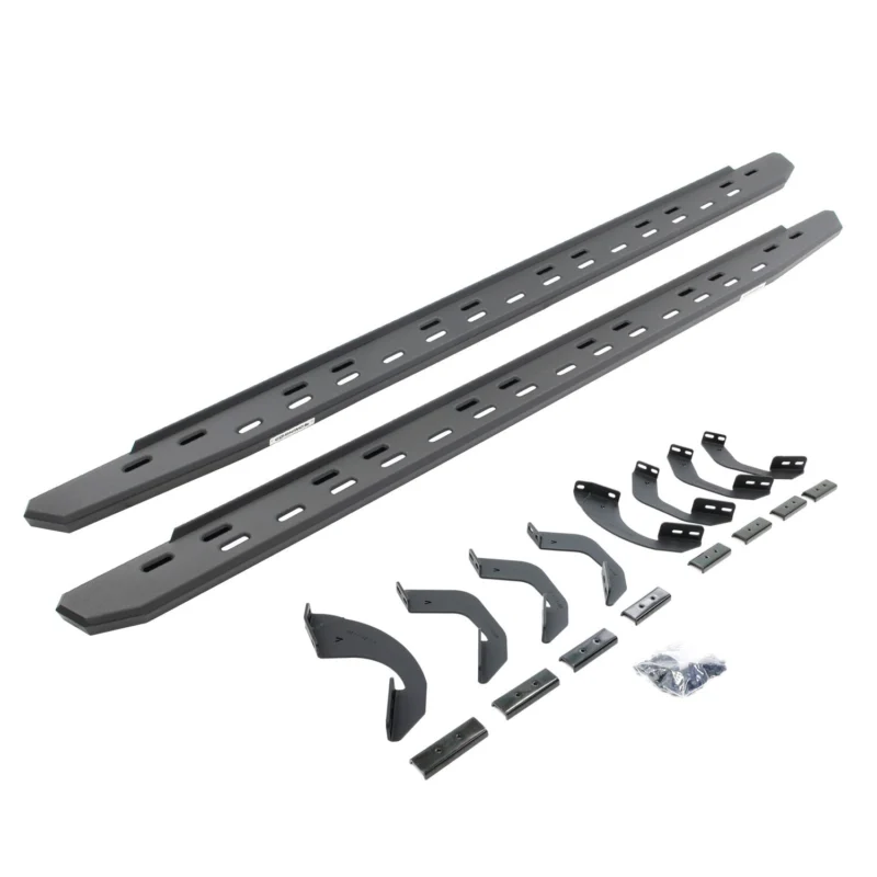 Go Rhino 69643973SPC - RB30 Running Boards, Black, Galvanized Steel