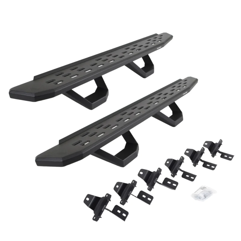 Go Rhino 6965056820PC - RB30 Running Boards, Black, Galvanized Steel