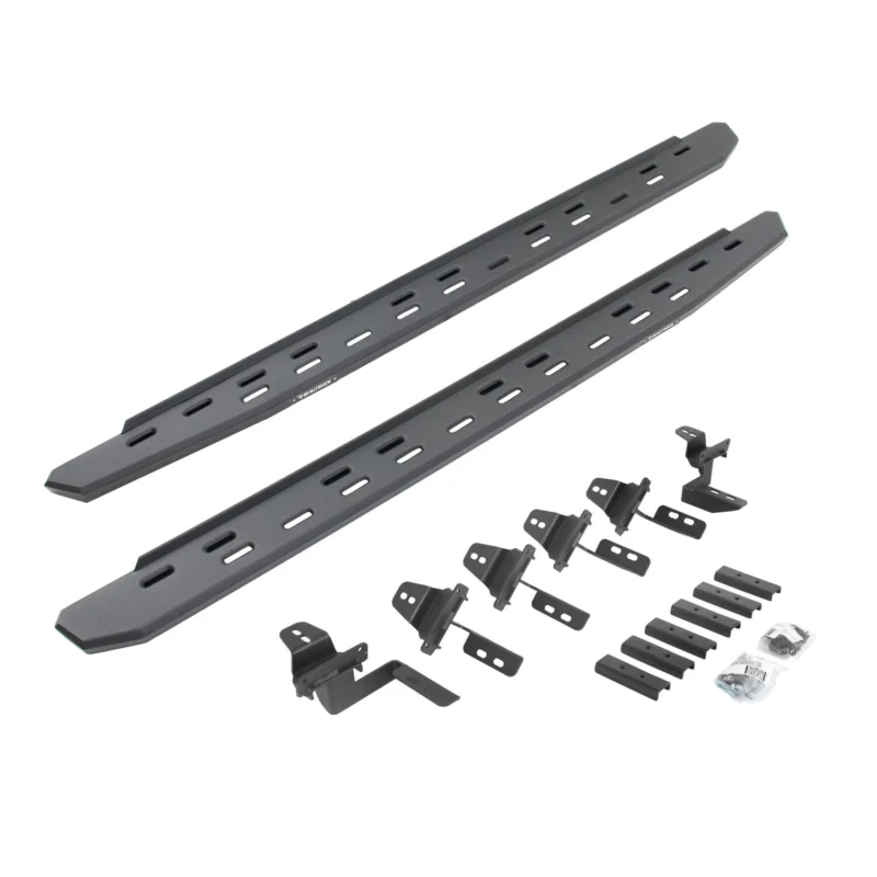 Go Rhino 69650568SPC - RB30 Running Boards, Black, Galvanized Steel