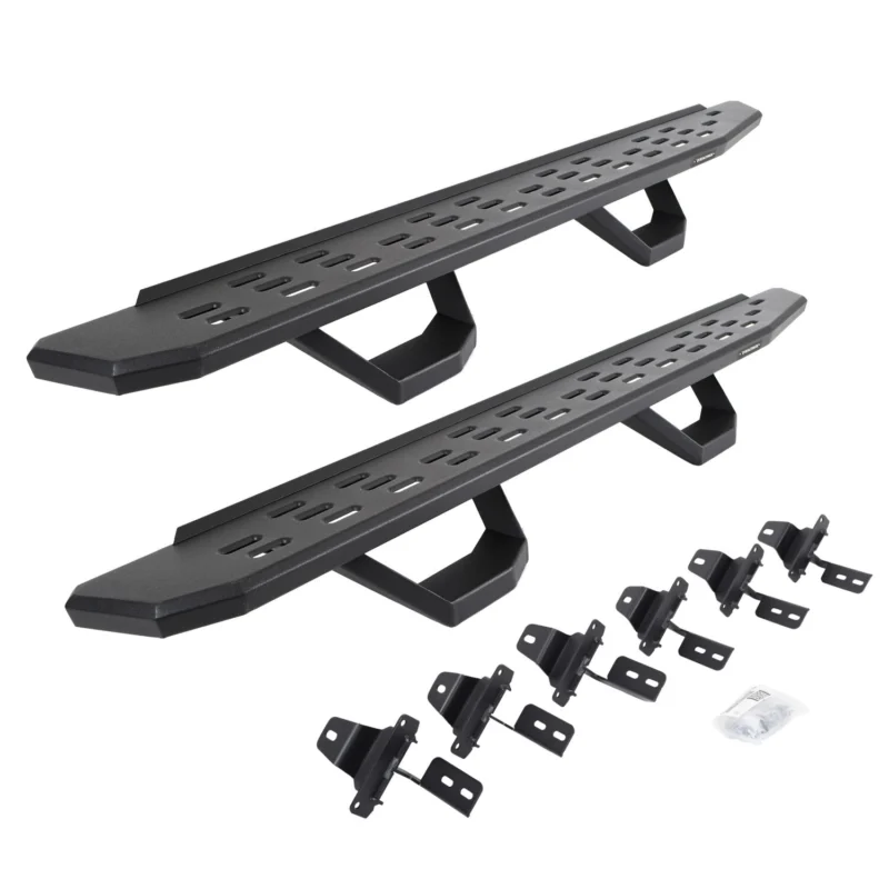 Go Rhino 6965067320PC - RB30 Running Boards, Black, Galvanized Steel