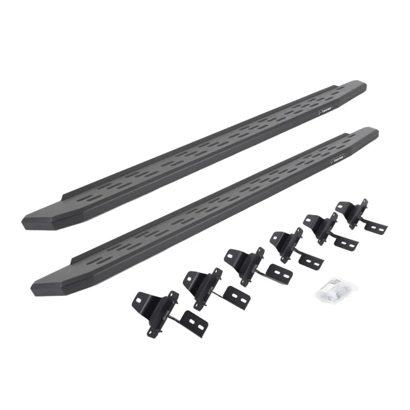 Go Rhino 69650673PC - RB30 Running Boards, Black, Galvanized Steel