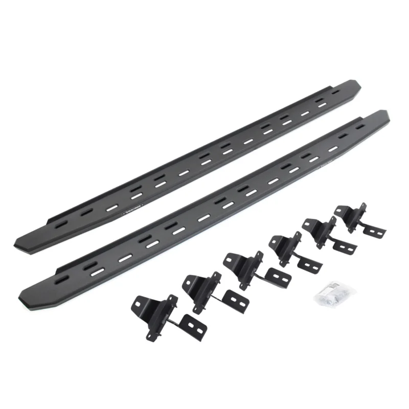 Go Rhino 69650673SPC - RB30 Running Boards, Black, Galvanized Steel
