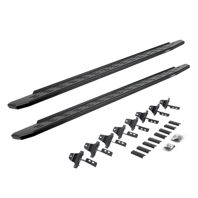 Go Rhino 69651687PC - RB30 Running Boards, Black, Galvanized Steel