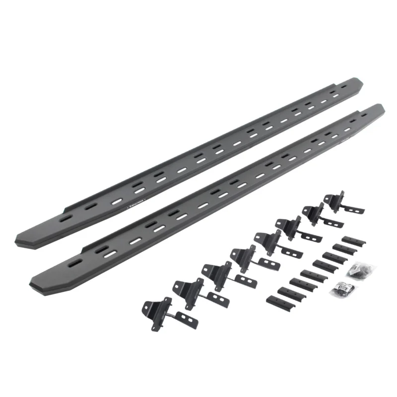 Go Rhino 69651687SPC - RB30 Running Boards, Black, Galvanized Steel