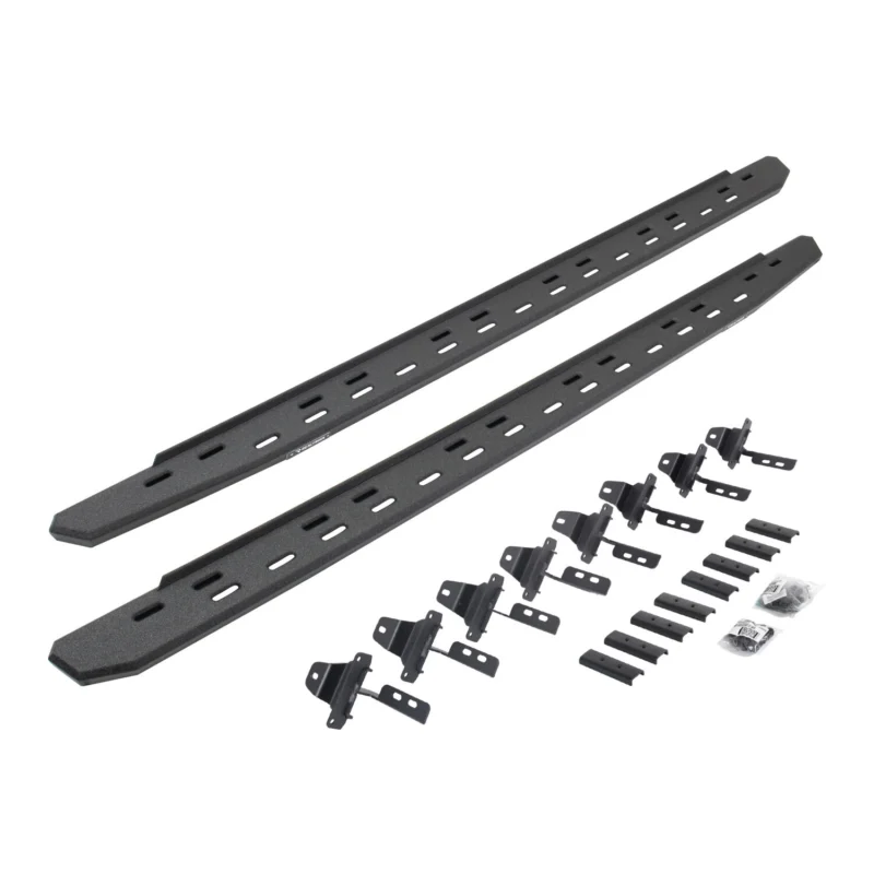 Go Rhino 69651687ST - RB30 Running Boards, Black, Protective Bedliner coating