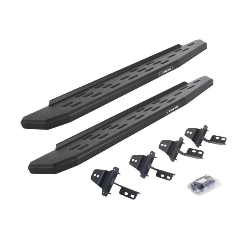 Go Rhino 69692648PC - RB30 Running Boards, Black, Galvanized Steel