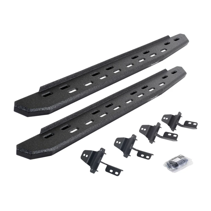 Go Rhino 69692648ST - RB30 Running Boards, Black, Protective Bedliner coating