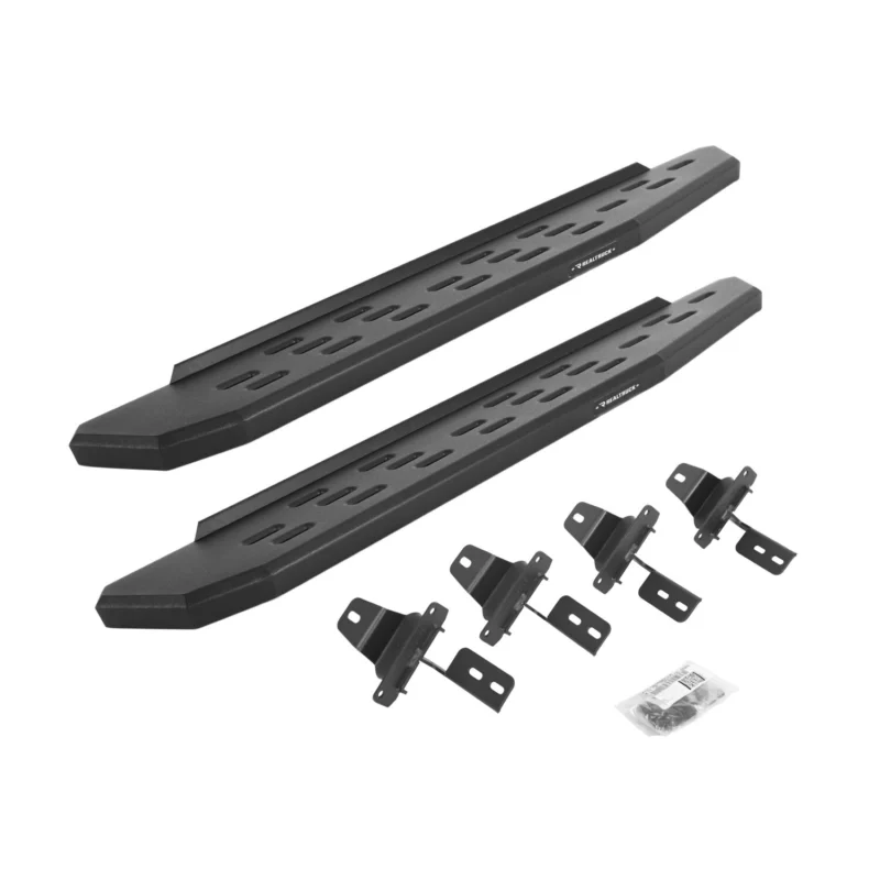 Go Rhino 69692748PC - RB30 Running Boards, Black, Galvanized Steel