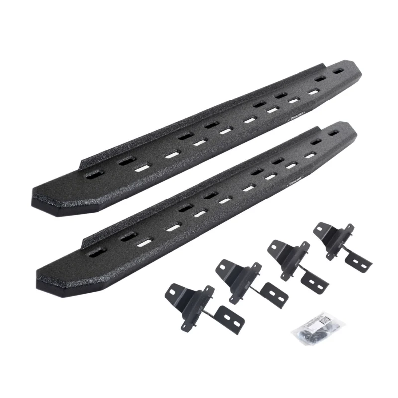 Go Rhino 69692748ST - RB30 Running Boards, Black, Protective Bedliner coating