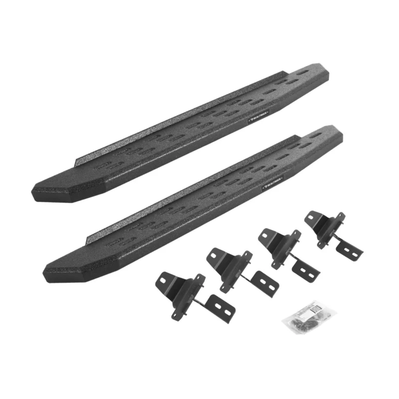 Go Rhino 69692748T - RB30 Running Boards, Black, Protective Bedliner coating