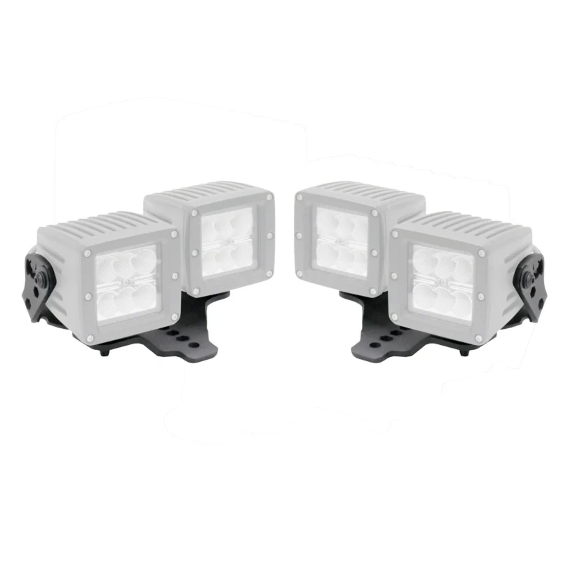 Go Rhino 731230T - Hood Hinge Mount, Black, Jeep Accessory
