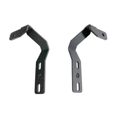 Go Rhino 732260T - Hood Light Mounts, Black, Steel