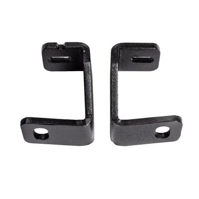 Go Rhino 732270T - Hood Light Mounts, Black, Steel