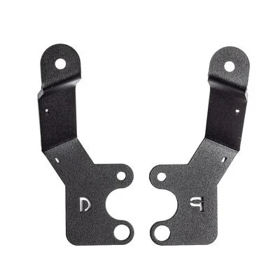 Go Rhino 732350T - Hood Light Mounts, Black, Steel