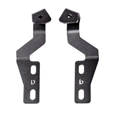 Go Rhino 732360T - Hood Light Mounts, Black, Steel