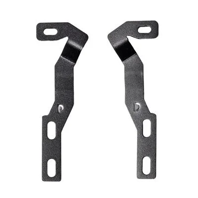 Go Rhino 732370T - Hood Light Mounts, Black, Steel