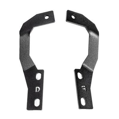 Go Rhino 732380T - Hood Light Mounts, Black, Steel