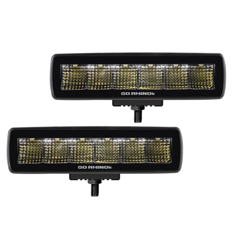 Go Rhino 750300621FBS - BLK- Sixline Lights, Anodized, XPLOR Blackout