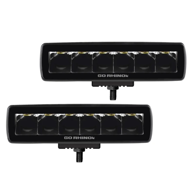 Go Rhino 750300621SBS - BLK - Spot Light Kit, Anodized, XPLOR Blackout