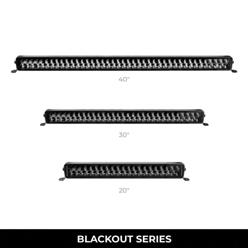 Go Rhino 752002111CDS - LED Lighting, Anodized, XPLOR Blackout