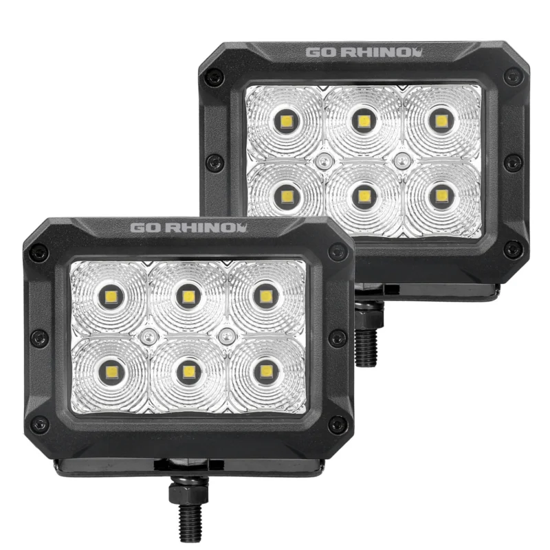 Go Rhino 753003023FBS - Bright- Flood Lights, Anodized, XPLOR Bright