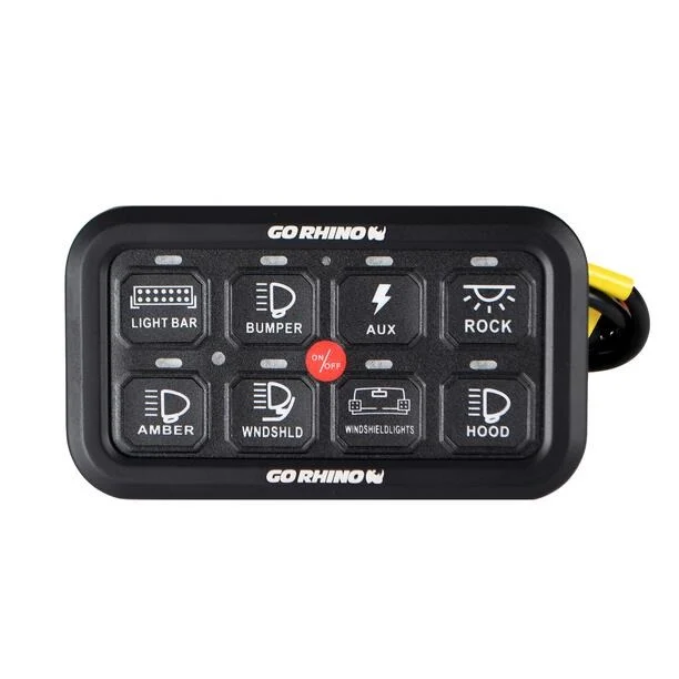 Go Rhino 758CHSCRGB - 8-Channel Controller, Black, XPLOR Controller