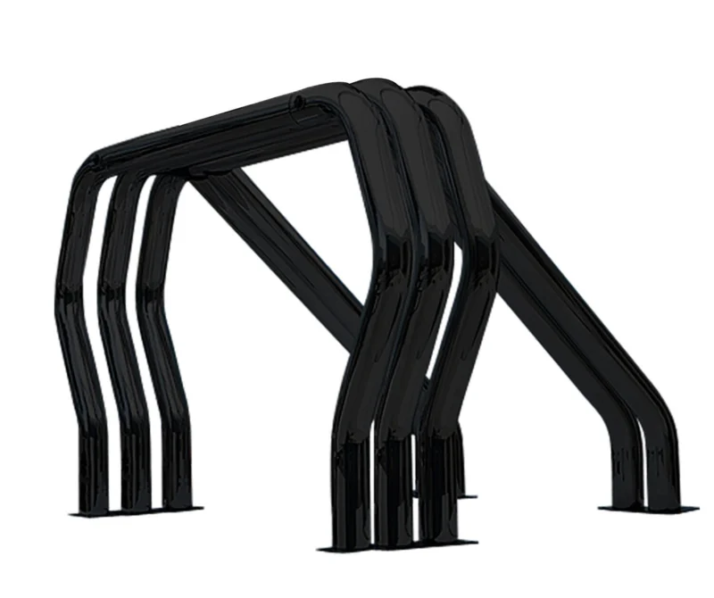 Go Rhino 9109370TDB - Classic Bed Bars, Black, RHINO! Bed Bar