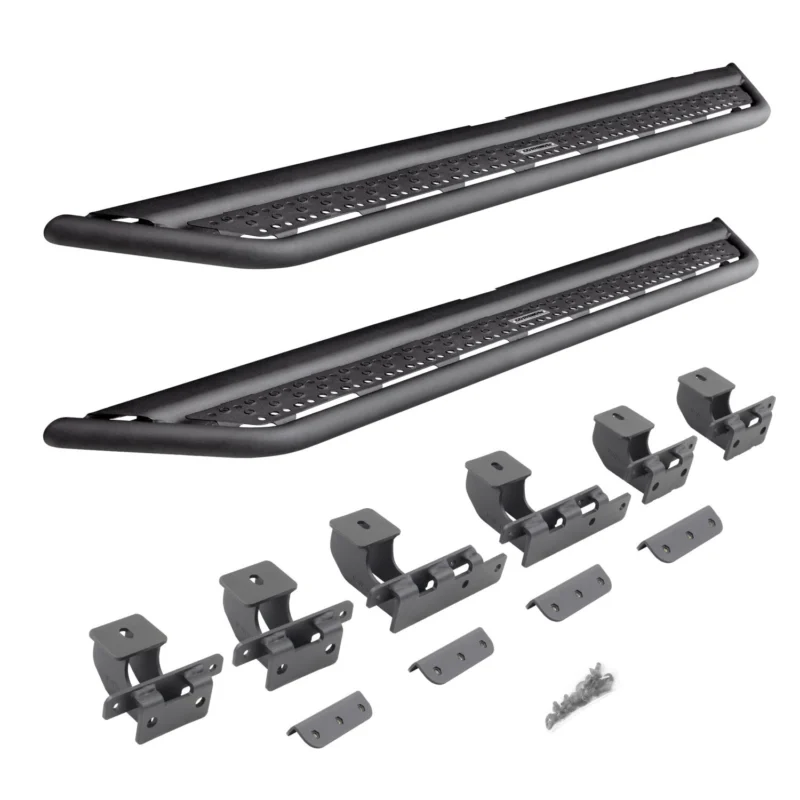 Go Rhino D64029T - Dominator D6 Drop Steps, Black, Powder Coated