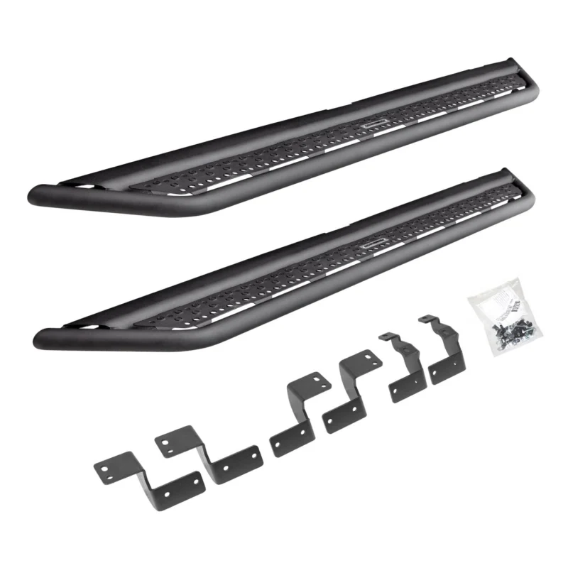 Go Rhino D64425T - Dominator D6 Drop Steps, Black, Powder Coated