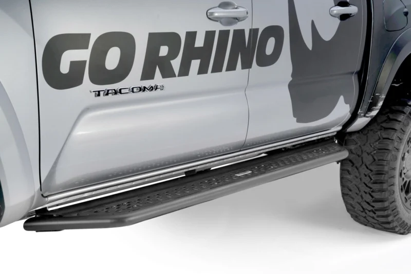 Go Rhino D64445T - Dominator D6 Drop Steps, Black, Powder Coated