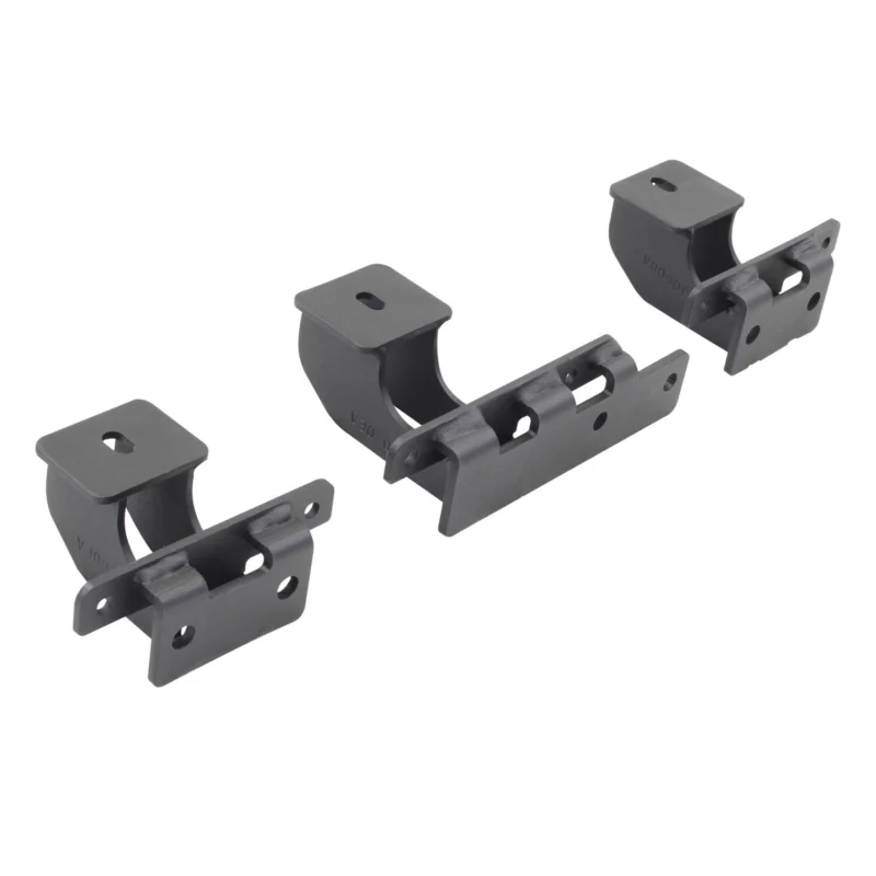 Go Rhino D64506BTK - Dominator Brackets, Black, Powder Coated