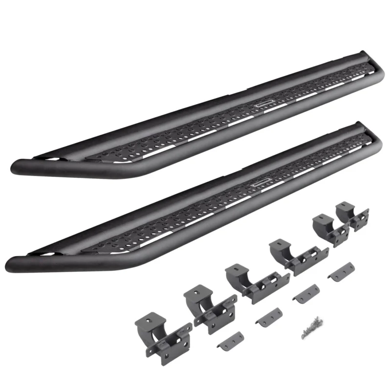 Go Rhino D64516T - Dominator D6 Drop Steps, Black, Powder Coated