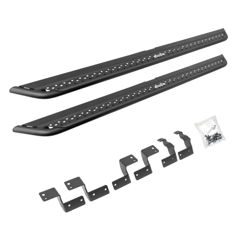 Go Rhino DSS4425T - Dominator Sliders, Black, Powder Coated