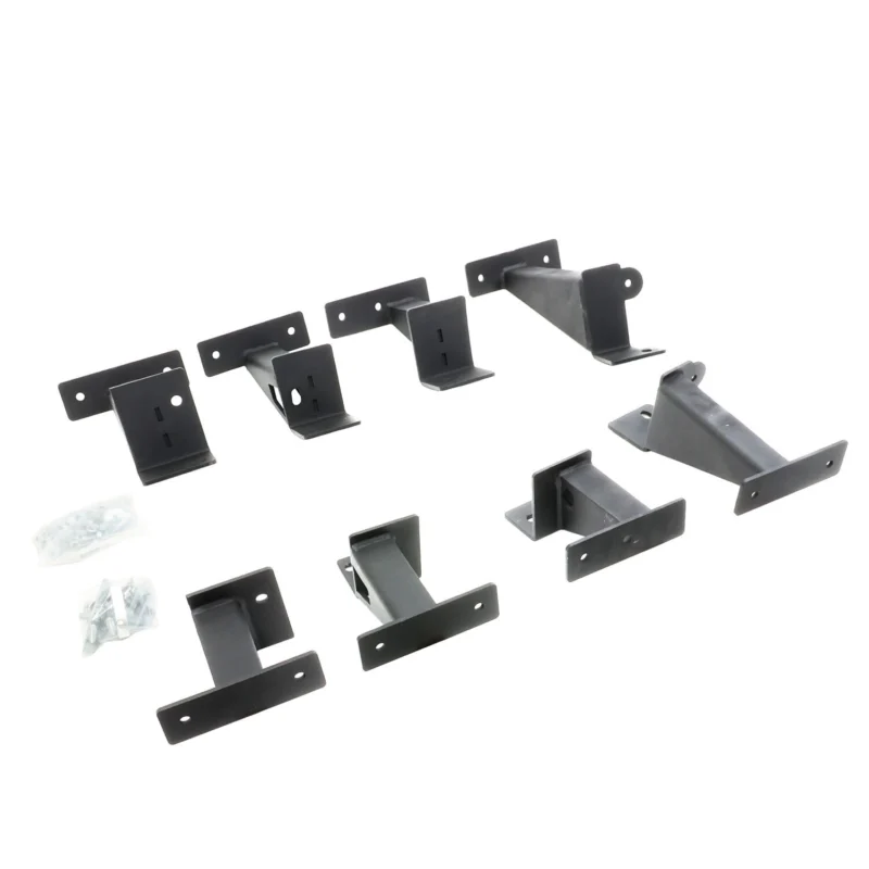 Go Rhino FSD4516TK - Dominator Brackets, Black, Dominator Xtreme Brackets