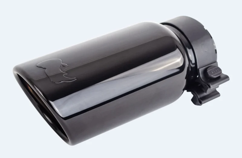 Go Rhino GRT234410BC - Exhaust Tips, Black, RHINO! Exhaust Tip