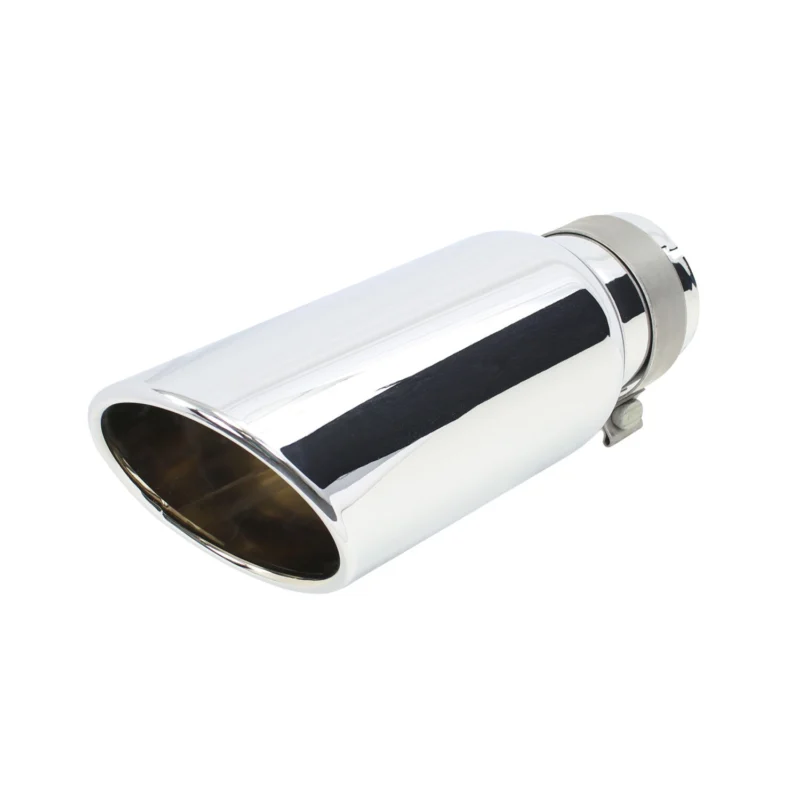 Go Rhino GRT35514 - Exhaust Tips, Silver, Chrome