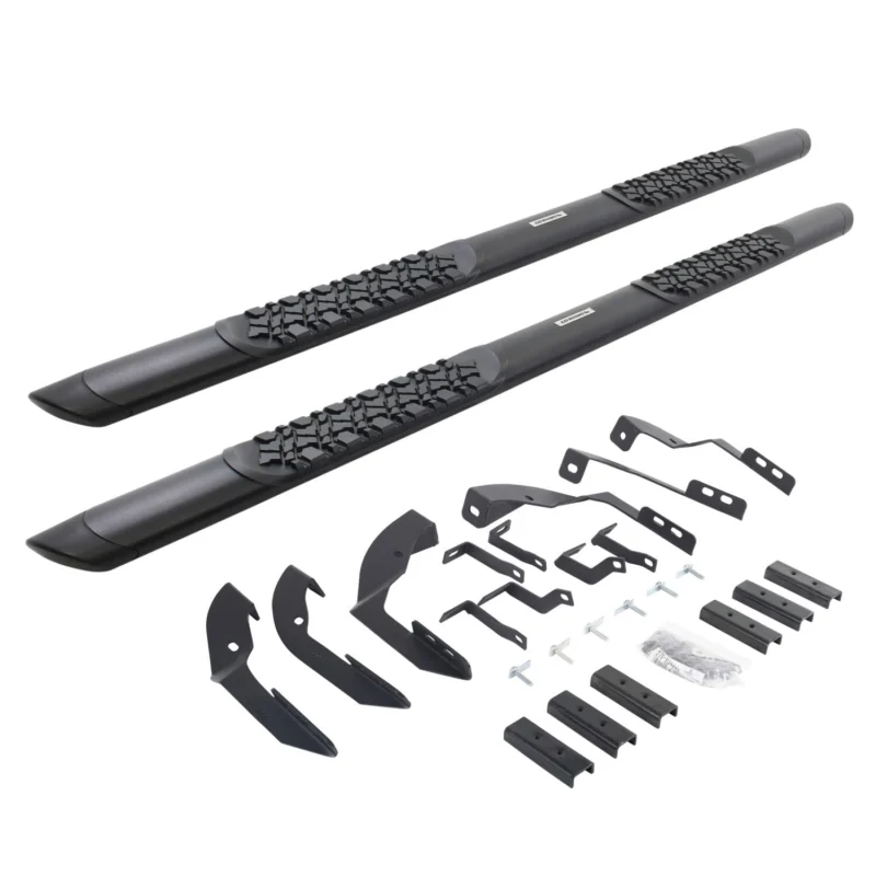 Go Rhino V3404280T - V-Series Side Steps, Black, V-Series V3